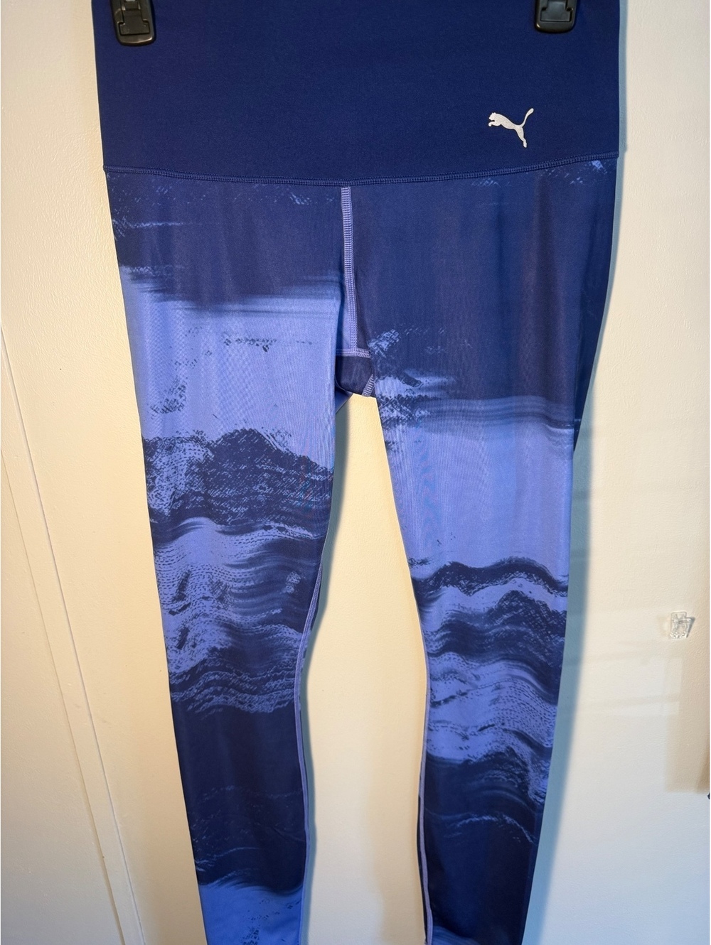 Puma Women's Blue and Black DryCELL Leggings Size US 10